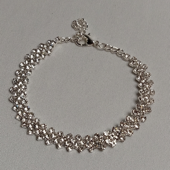 Hand Crafted Jewelry - Hand Crafted Rhinestone Bracelet